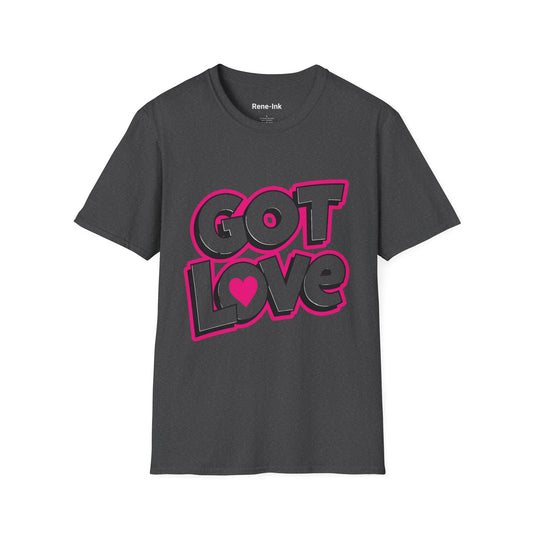 "Got Love" Dark Heather Softstyle T-Shirt