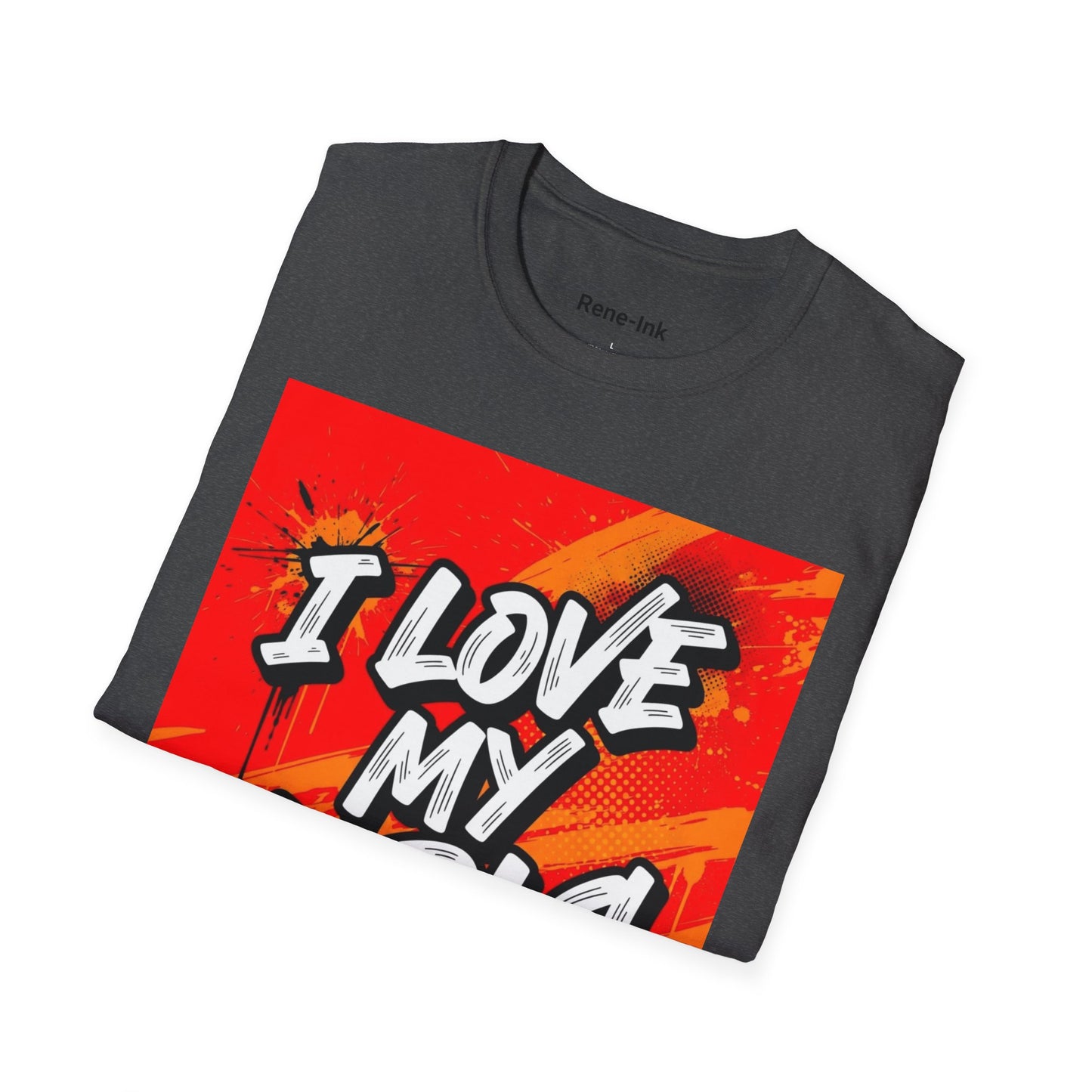 "I Love My Curls" Dark Heather Graphic T-Shirt