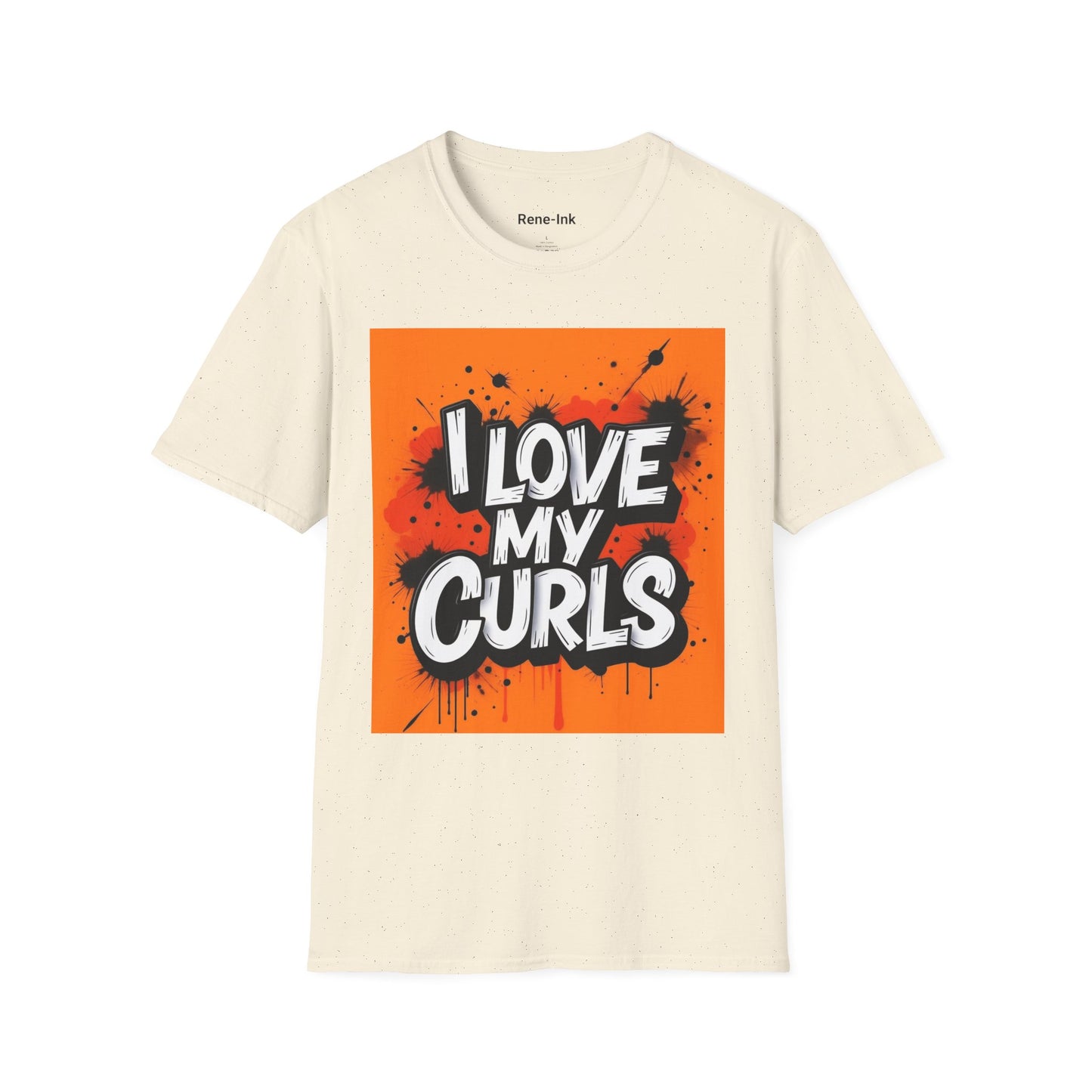 "I Love My Curls" White T-Shirt