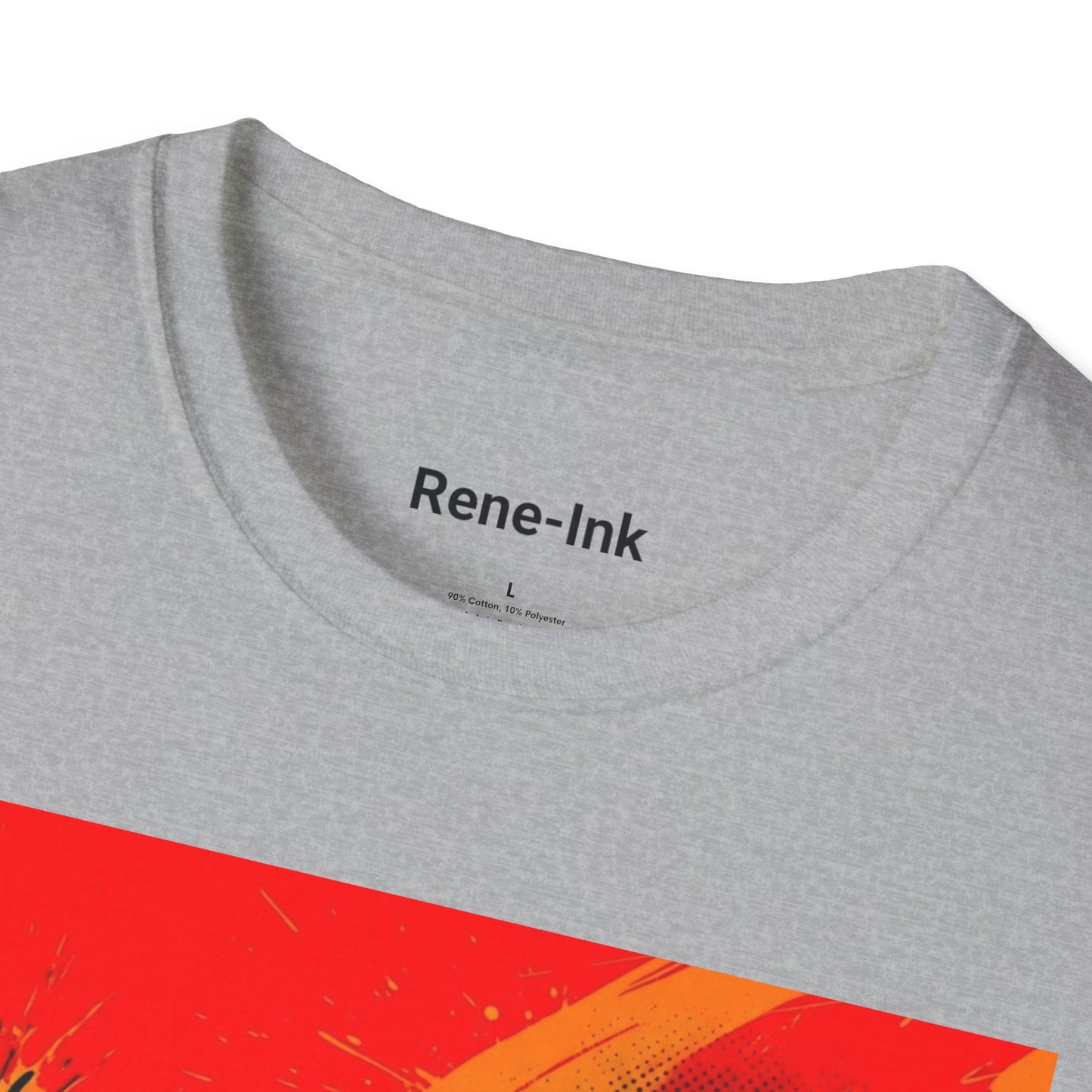 "I Love My Curls" Sport Grey Graphic T-Shirt