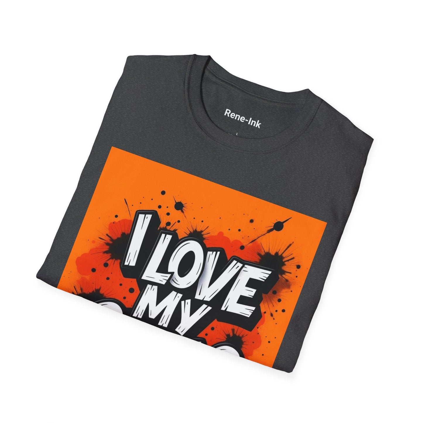 "I Love My Curls" Dark Heather T-Shirt
