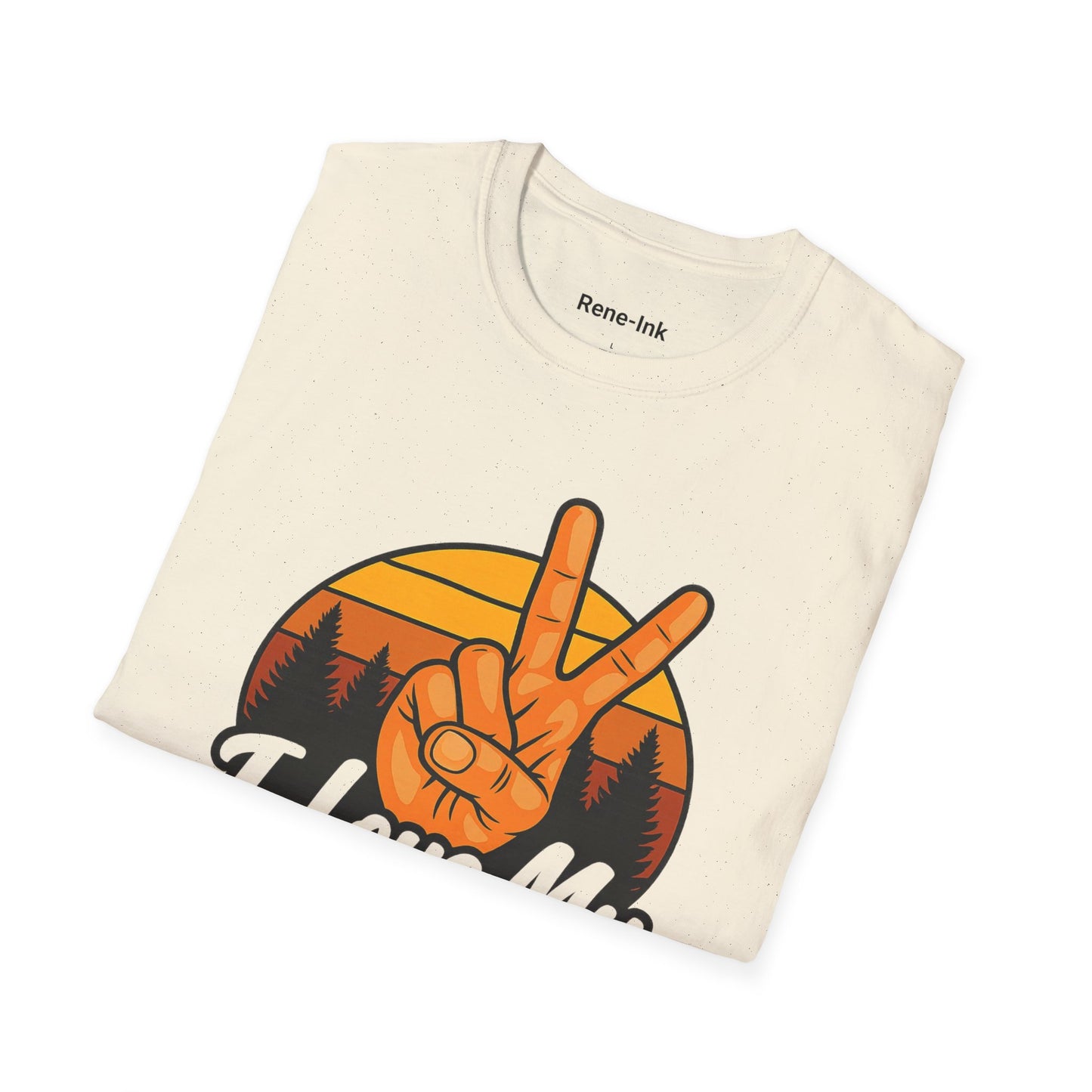 "I Love My Curls" Natural Softstyle T-Shirt