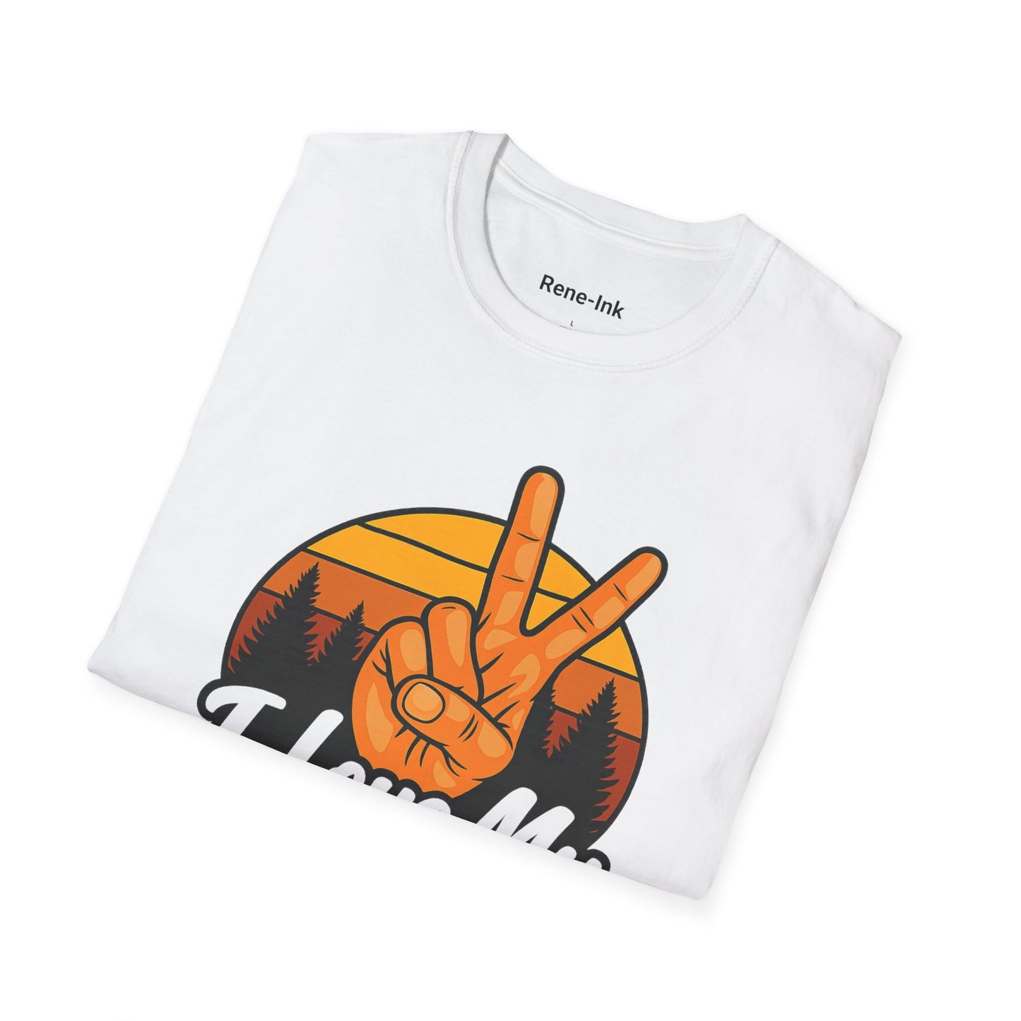 "I Love My Curls" White Softstyle T-Shirt