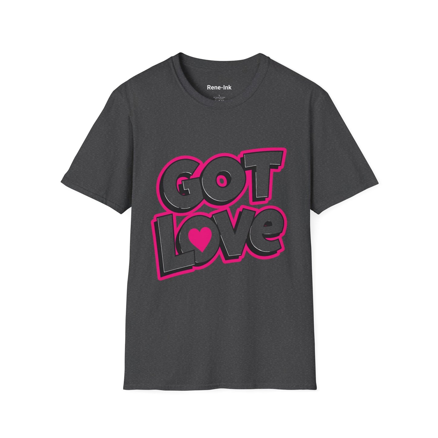 "Got Love" Dark Heather Softstyle T-Shirt