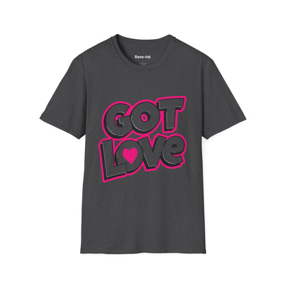"Got Love" Dark Heather Softstyle T-Shirt