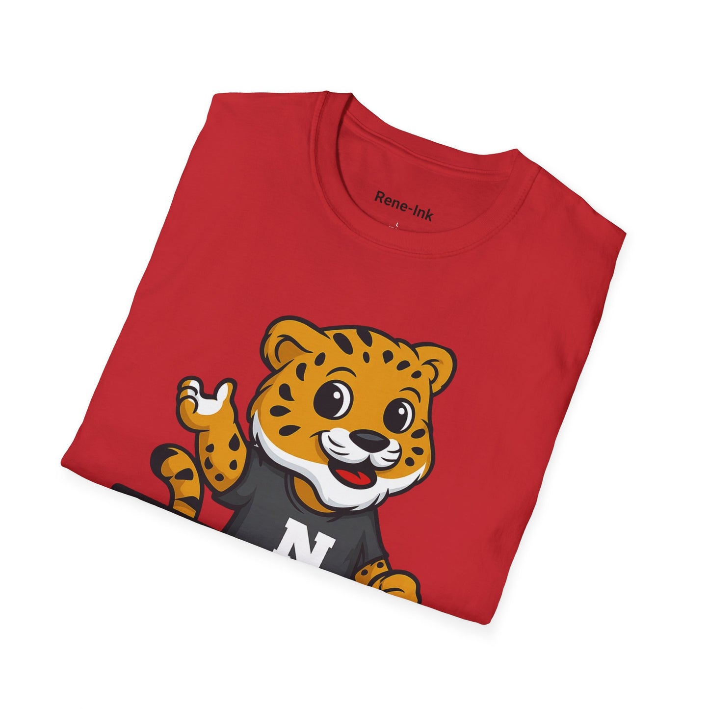 "North Linden Elementary" Red Graphic T-Shirt