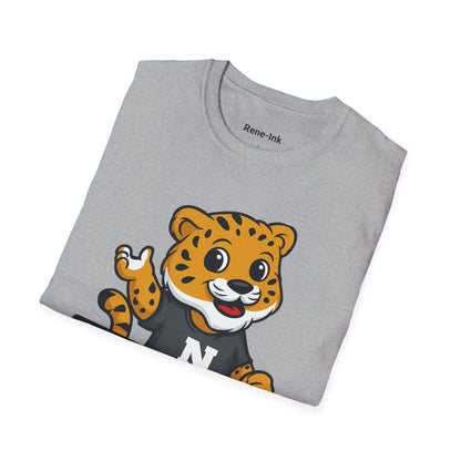 "North Linden Elementary" Sport Grey Graphic T-Shirt