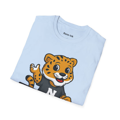 "North Linden Elementary" Light Blue Graphic T-Shirt