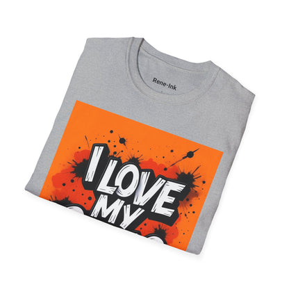 "I Love My Curls" Sport Grey T-Shirt