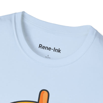 "I Love My Curls" Light Blue Softstyle T-Shirt