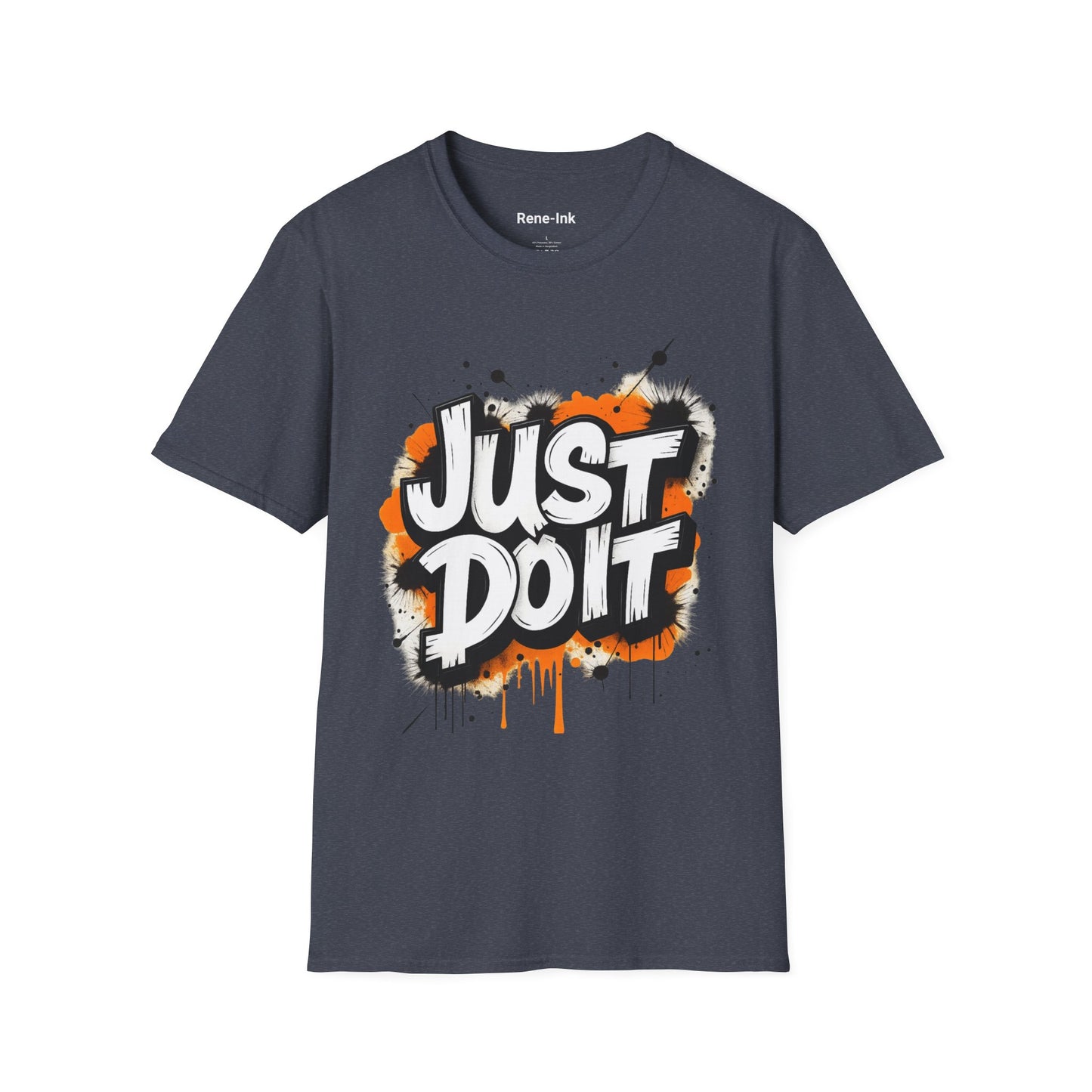 "Just Doit" Heather Navy Softstyle T-Shirt