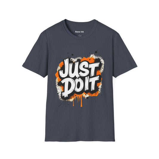 "Just Doit" Heather Navy Softstyle T-Shirt