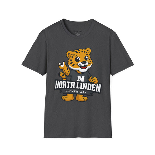 "North Linden Elementary" Dark Heather Graphic T-Shirt