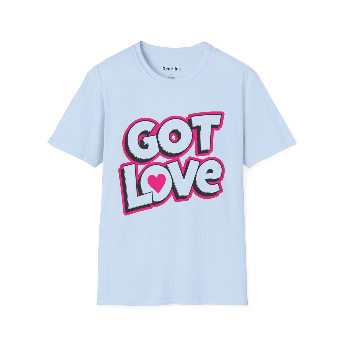 "Got Love" Light Blue Softstyle T-Shirt
