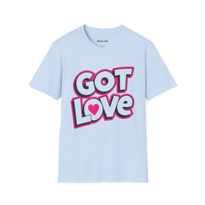 "Got Love" Light Blue Softstyle T-Shirt