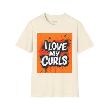 "I Love My Curls" White T-Shirt