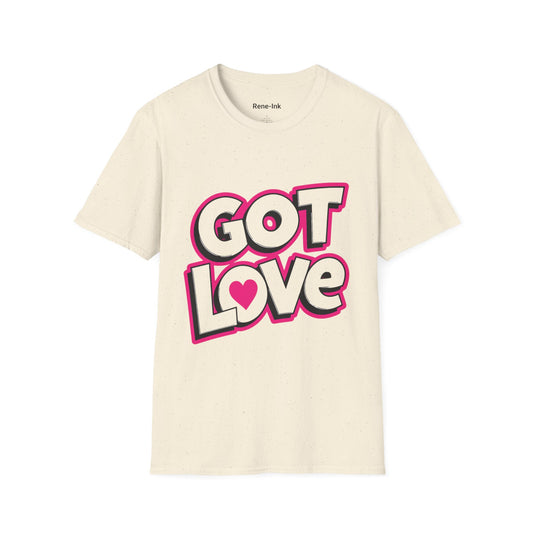 "Got Love" Natural Softstyle T-Shirt