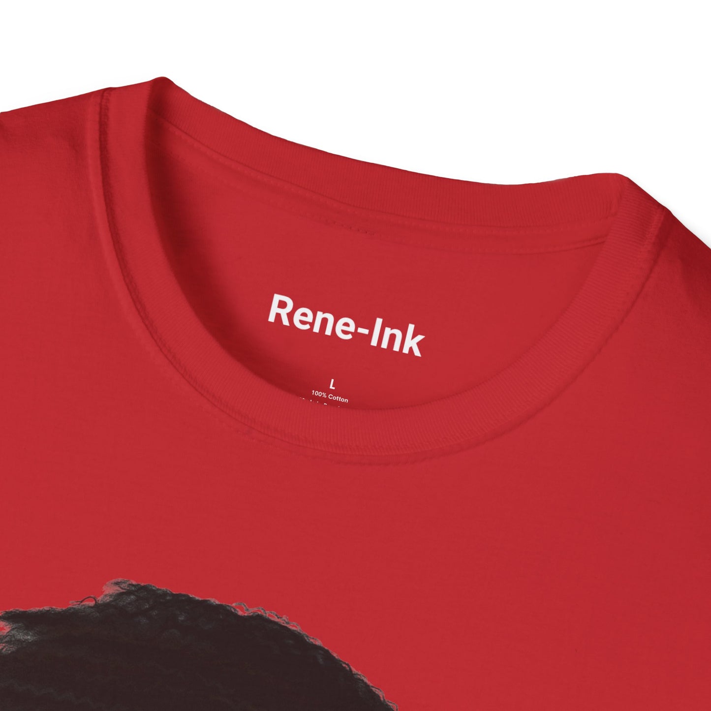 "I Love My Curls" Red T-Shirt