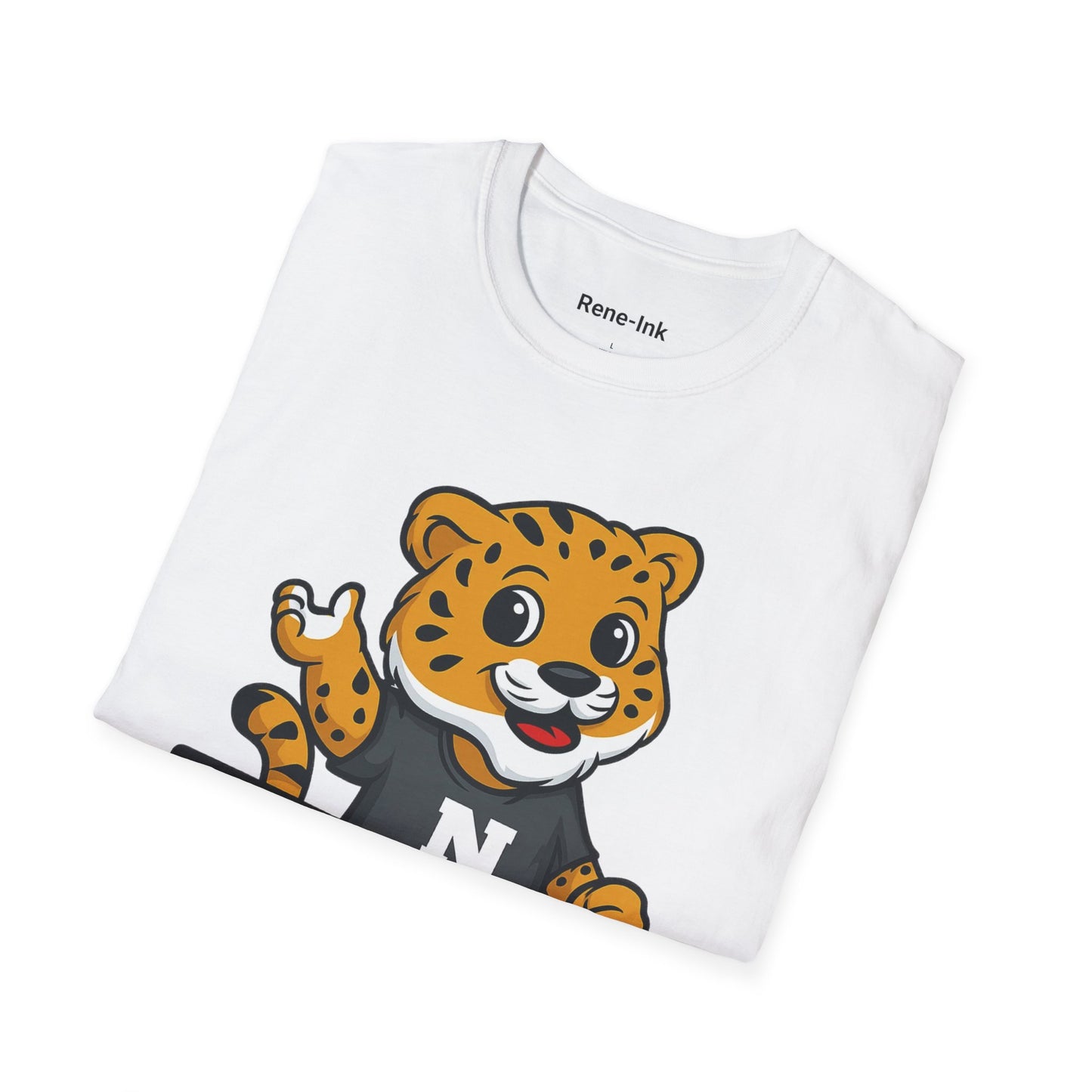 "North Linden Elementary" White Graphic T-Shirt