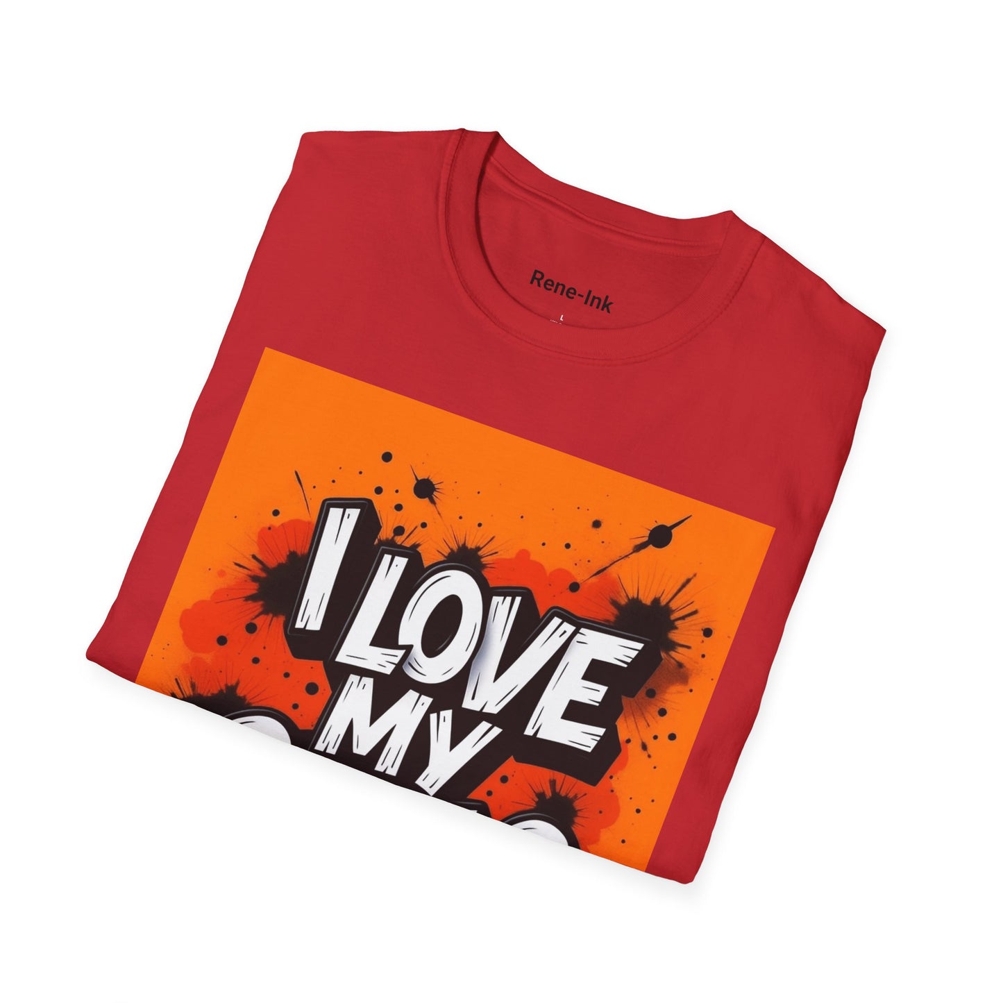 "I Love My Curls" Red T-Shirt