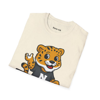 "North Linden Elementary" White Graphic T-Shirt