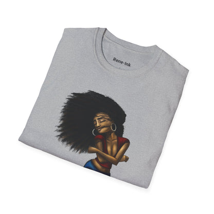 "I Love My Curls" Sport Grey T-Shirt