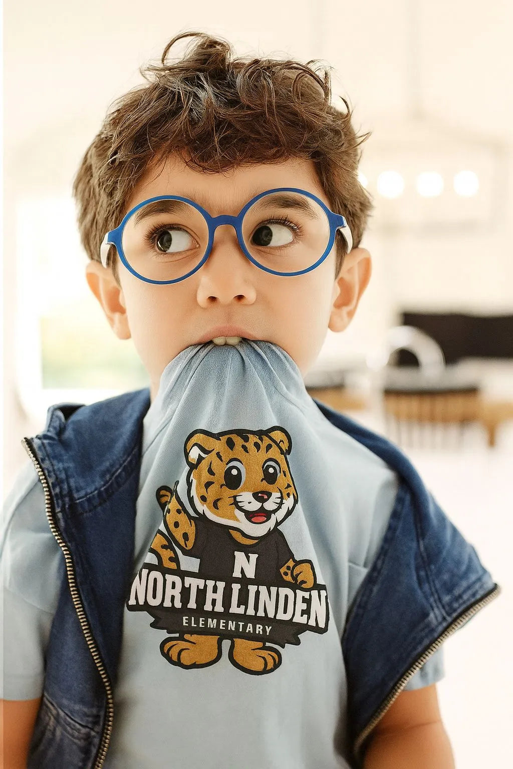 North Linden Elementary Mascot Tee – Soft Cotton Kids T-Shirt