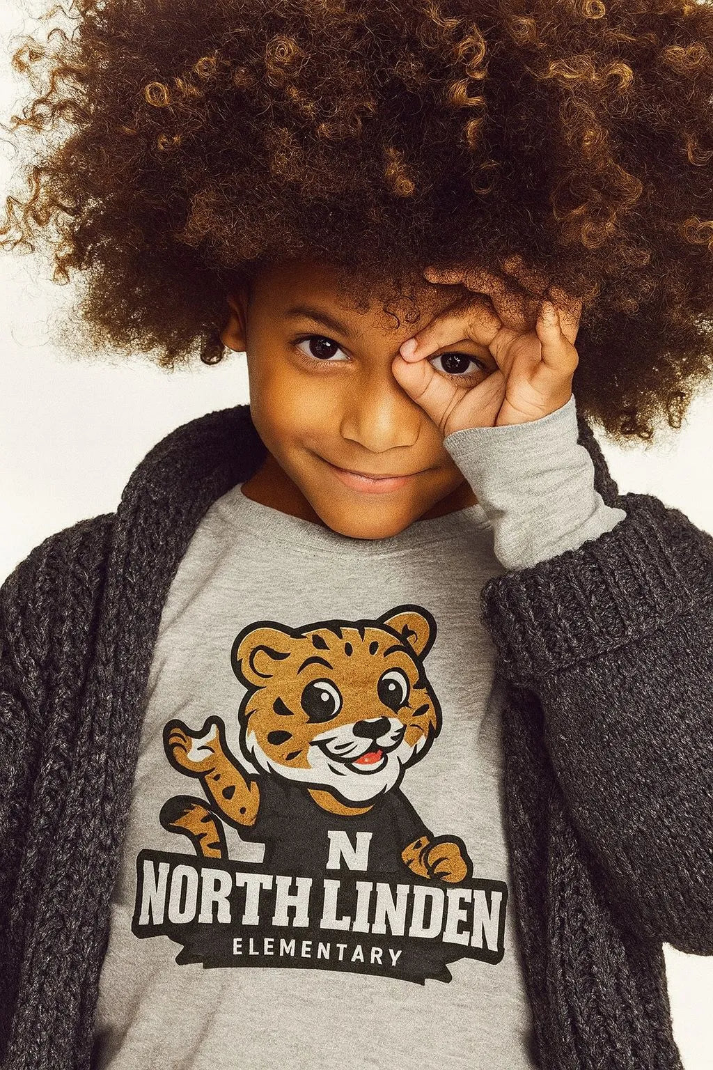 North Linden Elementary Mascot Tee – Soft Cotton Kids T-Shirt